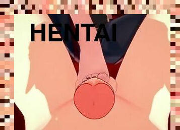 amateur, pieds, point-de-vue, anime, hentai