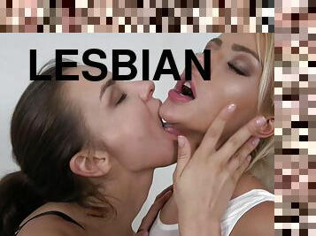 LezKiss Sexy Girlfriends Have Intense Lesbian Sex