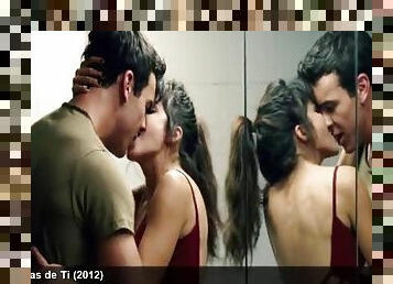 Famous handsome man Mario Casas, scenes from the movie with naked ass