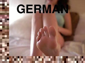 masturbation, chatte-pussy, amateur, babes, allemand, pieds, assez, fétiche, branlette-avec-les-pieds, humide
