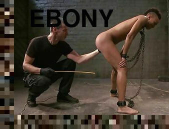 Ebony Nikki Darling gets bounded and toyed hard