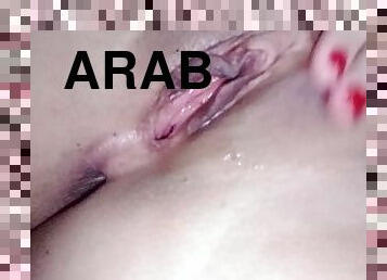 gros-nichons, masturbation, orgasme, chatte-pussy, giclée, amateur, maison, arabe, massage, ejaculation