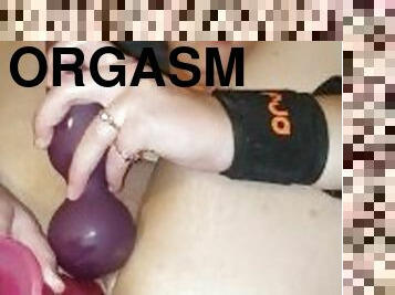 Vibrator + Dildo + Ass Play = Massive Squirting Orgasms **Cum With Me**