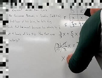 Irish math professor teacher gets sixty nine.  WATCH THE END!