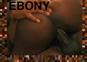 Sexy Ebony Lovely Osa enjoys Raw Shaved Pussy Pounding
