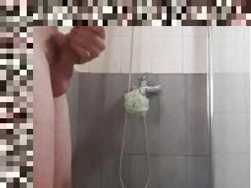 Shower cumshot