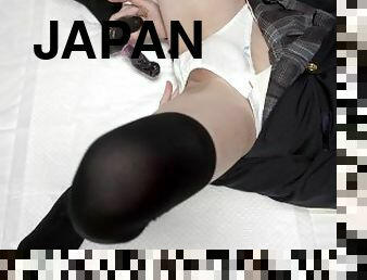 JK?? ??? ??????????????? ???? #Japanese Crossdresser Schoolgirl with Enemagra dry orgasm