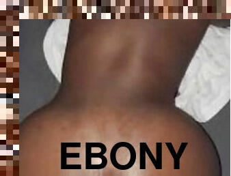 BIG BOOTY EBONY BACK SHOTS GOT  EXTRA CREAMY full vid Free Onlyfans