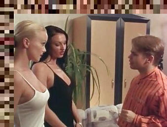 Laura Angel and Silvia Saint getting fucked by some lucky guy