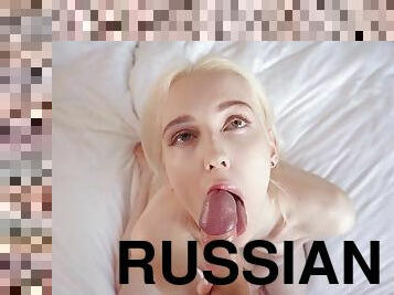 Arousing Russian Teen Makes Me Jizz In Her Panties