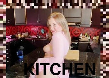 Teasing you in the kitchen
