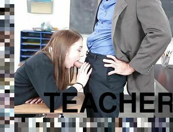 Hot Schoolgirl Gets Fucked In Mini Skirt On The Teachers Desk With Chloe S And Chloe Scott