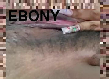 EBONY BBW SQUIRTS ALL OVER CAMERA!