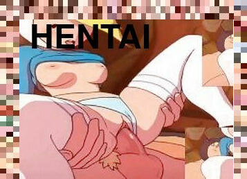 steven fucks the big ass blonde hard hentai UNCENSORED