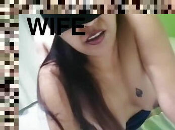 swinger, esposa, amateur, maduro, latino, ojos-vendados