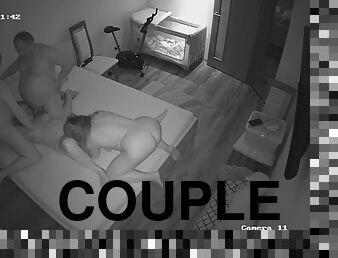 Two couple swing in bedroom