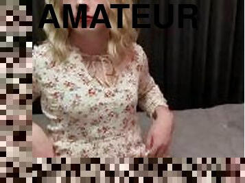 amateur, mignonne, fétiche, solo