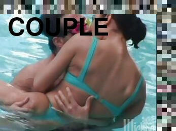 Janet Peron is So Hot! Nice Anal Fuck in the Pool!