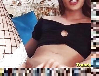 Stunning Beauty of LadyBoy Huge Cock