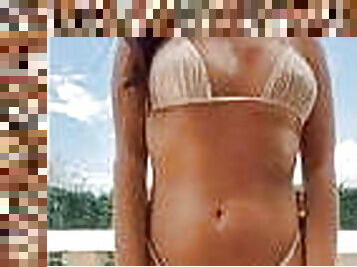 cul, gros-nichons, célébrité, compilation, française, naturel, bikini, réalité