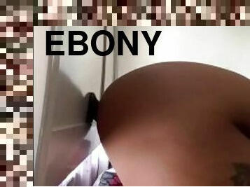 Big Booty Ebony MILF Throws Her Ass Back Until Orgasm!