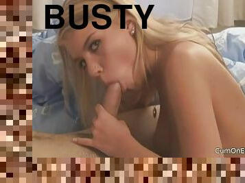 Cute Busty Blonde CumOnEileen - Blowjob And Solo Compilation