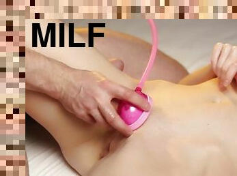 Hot MILF Fingered and Fucked - Real Female Orgasm