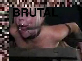 Brutal Didldo and Vibrator Fucking In BDSM Vid