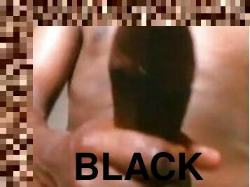 énorme, masturbation, ejaculation-sur-le-corps, ébène, énorme-bite, gay, branlette, massage, ejaculation-interne, black