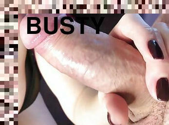 Couldn’t Resist And Fucked Busty Mom While Dad Was On A Business Trip - Cum In Panties - Russian Amateur Video With Conversation 5 Min - Cum Pantie...