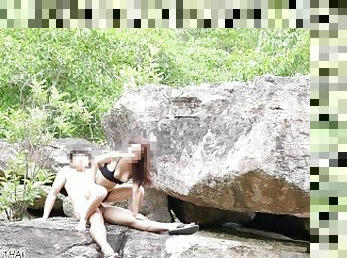 Sex on the rocks. Sex Adventure. Outdoor sex. ???????????????????????????????????