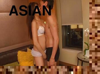 asiatique, orgasme, hardcore, japonais, couple, hirondelle, ejaculation, naturel