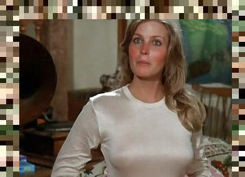 Perfect Blonde Bo Derek Exposes her Hot Rack In a Tight Shirt