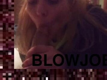 Slutty girl gives rimjob blowjob