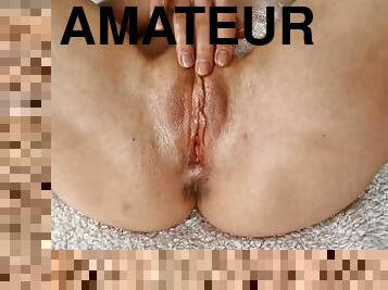 masturbation, chatte-pussy, amateur, fétiche, solo, brunette, jambes, posant, petits-seins, diffusion