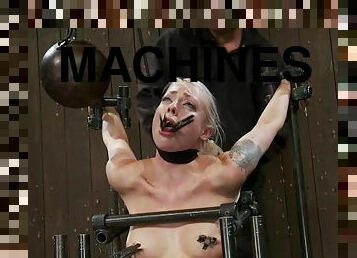 Cute Lorelei Lee gets tortured and toyed by a machine