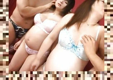 Pregnant Marimo Ogura Asian still loves having sex