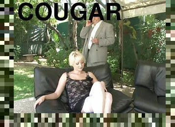 Sassy cougar gets her ass drilled doggystyle by a black snake in pov