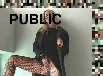 Kris masturbation public multi squirting in pantyhose