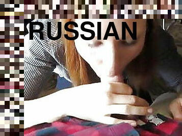 russe, fellation, rousse, salope, chienne, ejaculation, européenne, euro, sperme