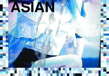 azijski, masturbacija, homo, kamera-cum
