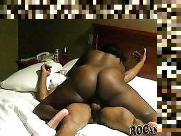 big ass black mama rides dick like crazy