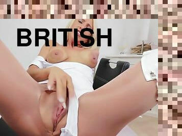 British Amateur Milf Takes A Cumshot Over Her Panties