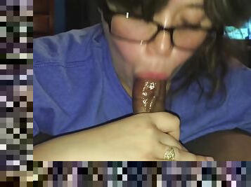 Latina Girlfirend Blowjob