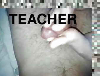 The teacher of italian first footjob