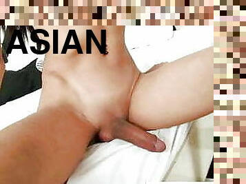 asiatique, transsexuelle, anal, travesti