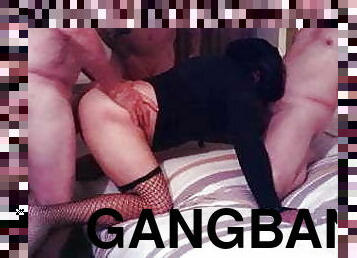 Andie&#039;s First Gangbang from the AZ Daddy Gangbangers