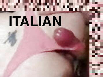 røv, transvestit, amatør, anal, moden, par, slave, undertøj, italiensk