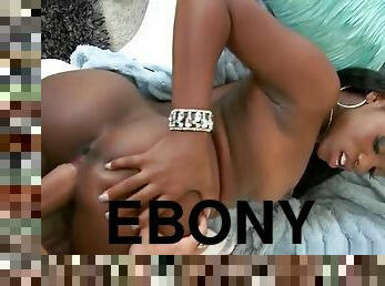 Supreme buxomy ebony Ebony Star having an interracial love