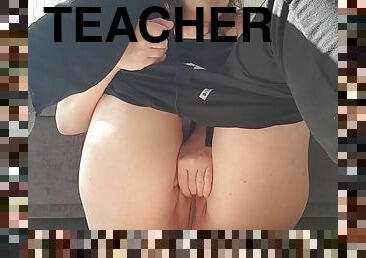 After College I Cum From Fantasy With My Teacher - Analexe